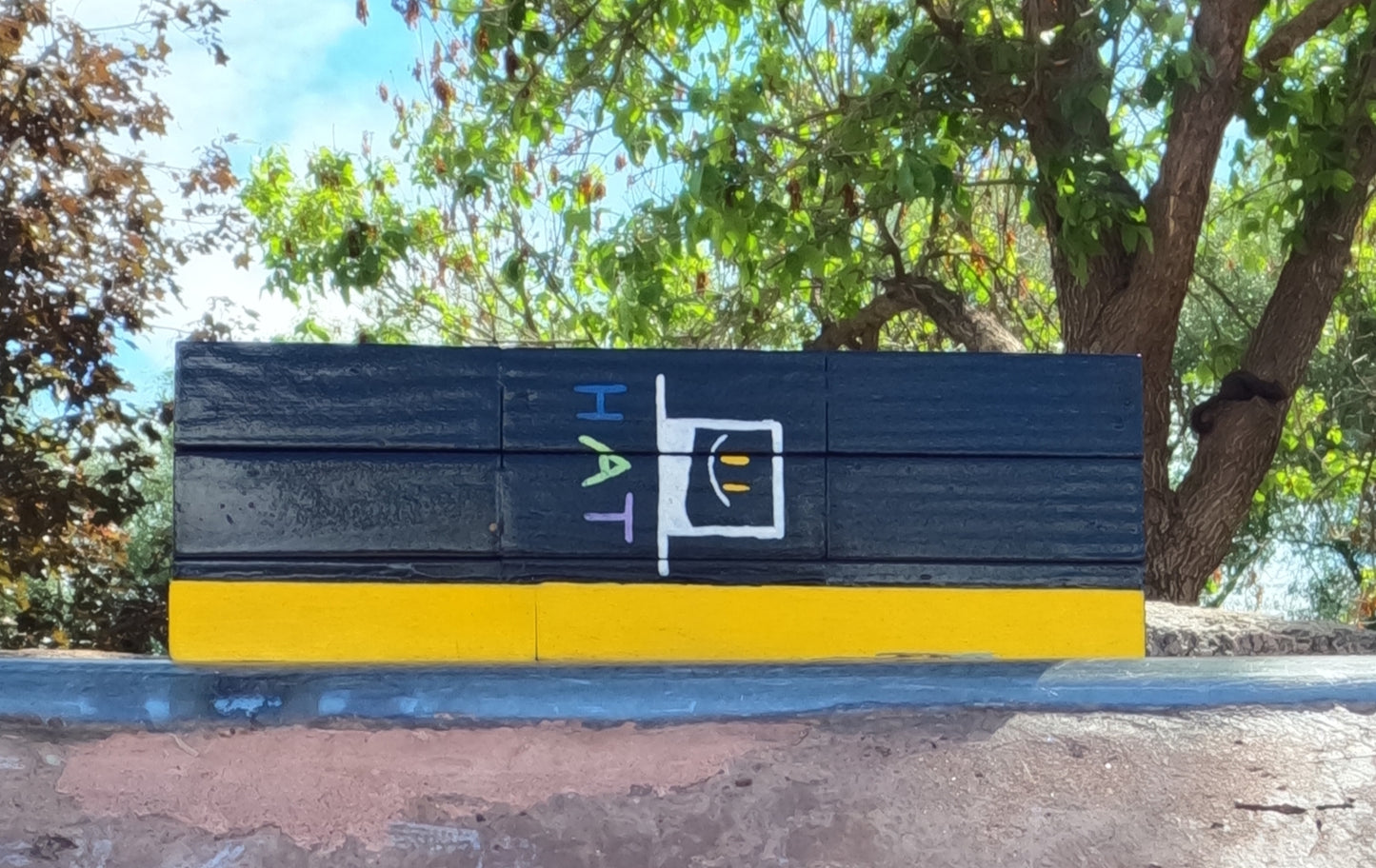 Hand Painted Wooden Fun Box