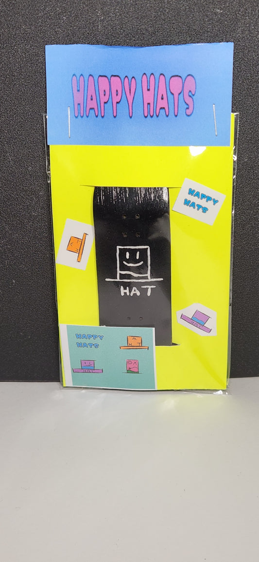 Happy Hats fingerboard deck