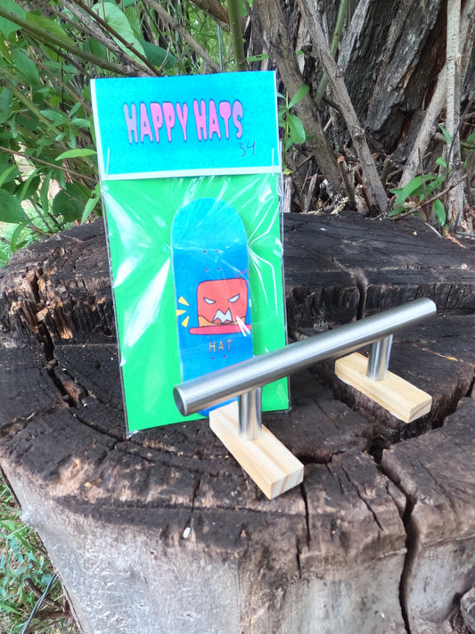 Angry Hats Chibi Design 34mm Board w/ 5" Rail Bundle
