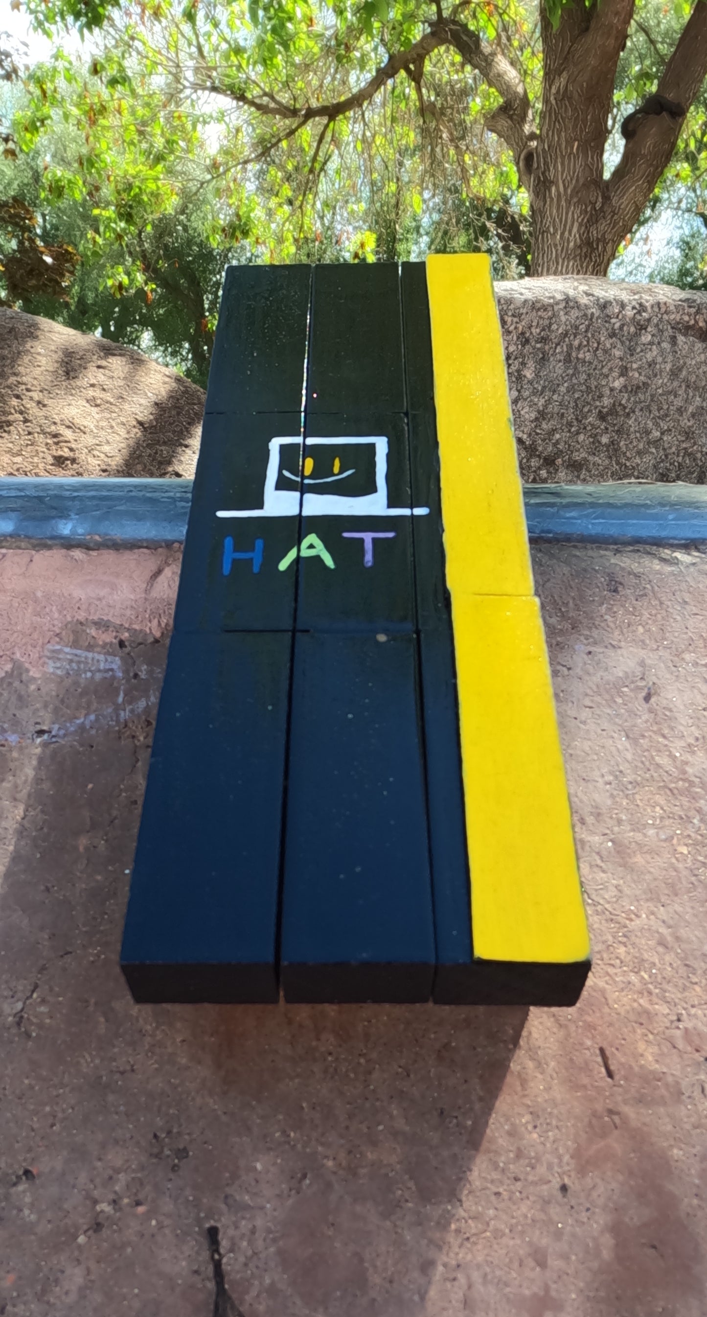 Hand Painted Wooden Fun Box