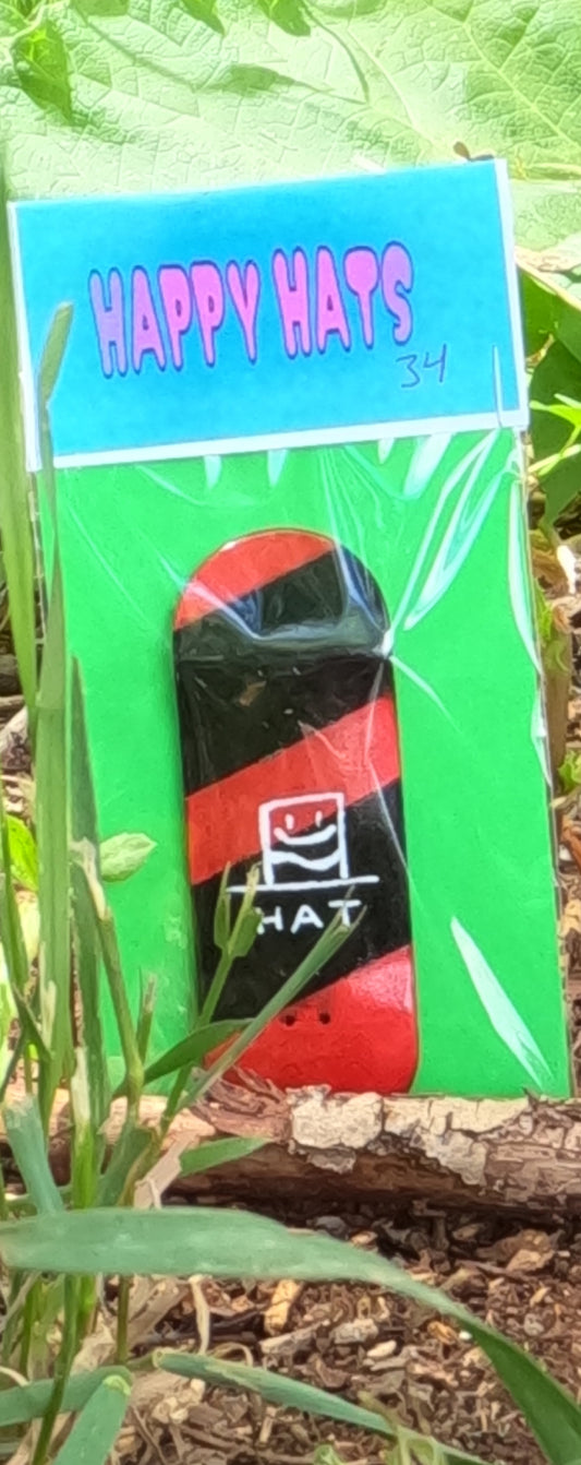 Hand Painted Happy Hats 34mm Board